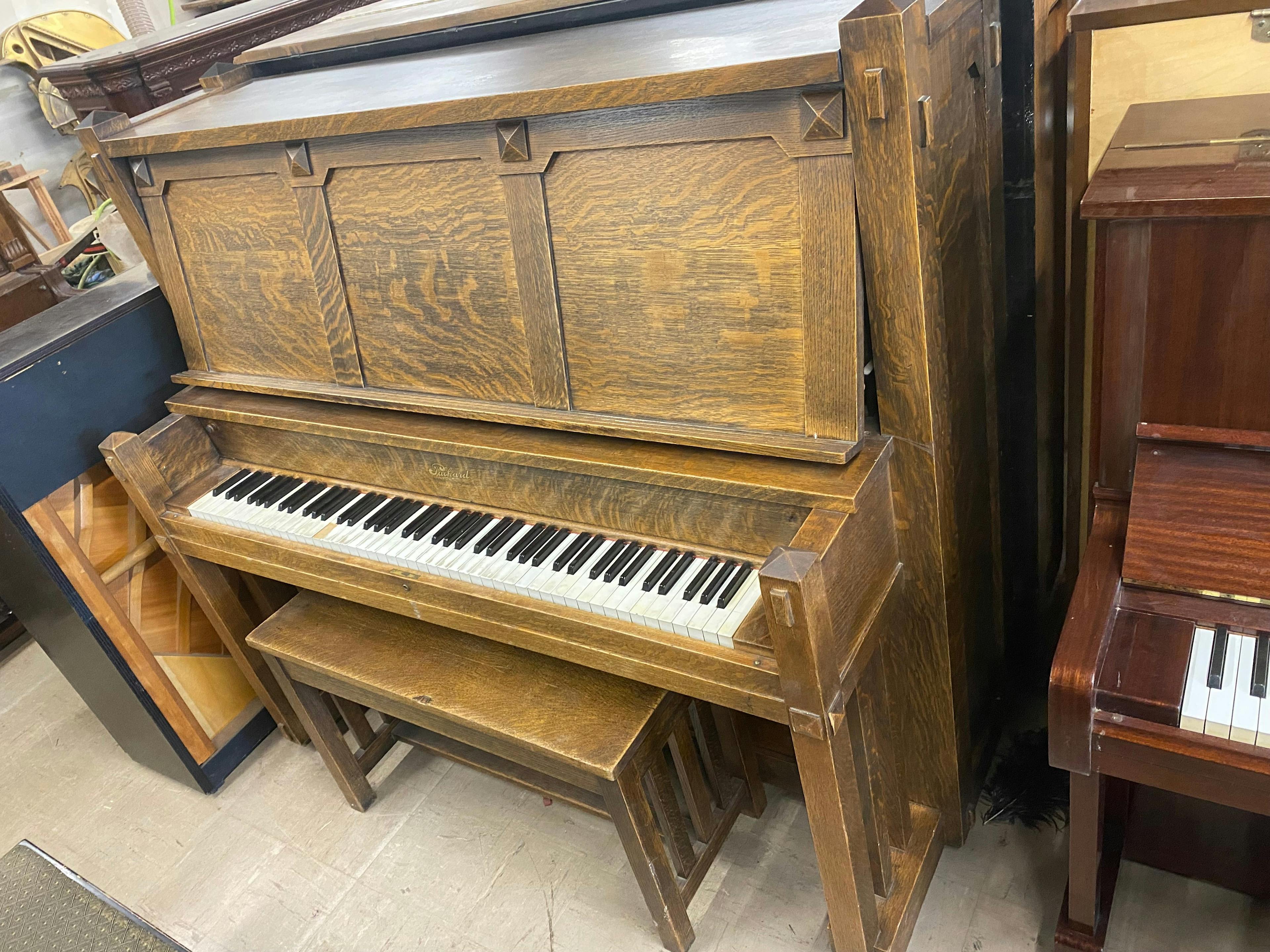 Packard Mission Style Upright Piano