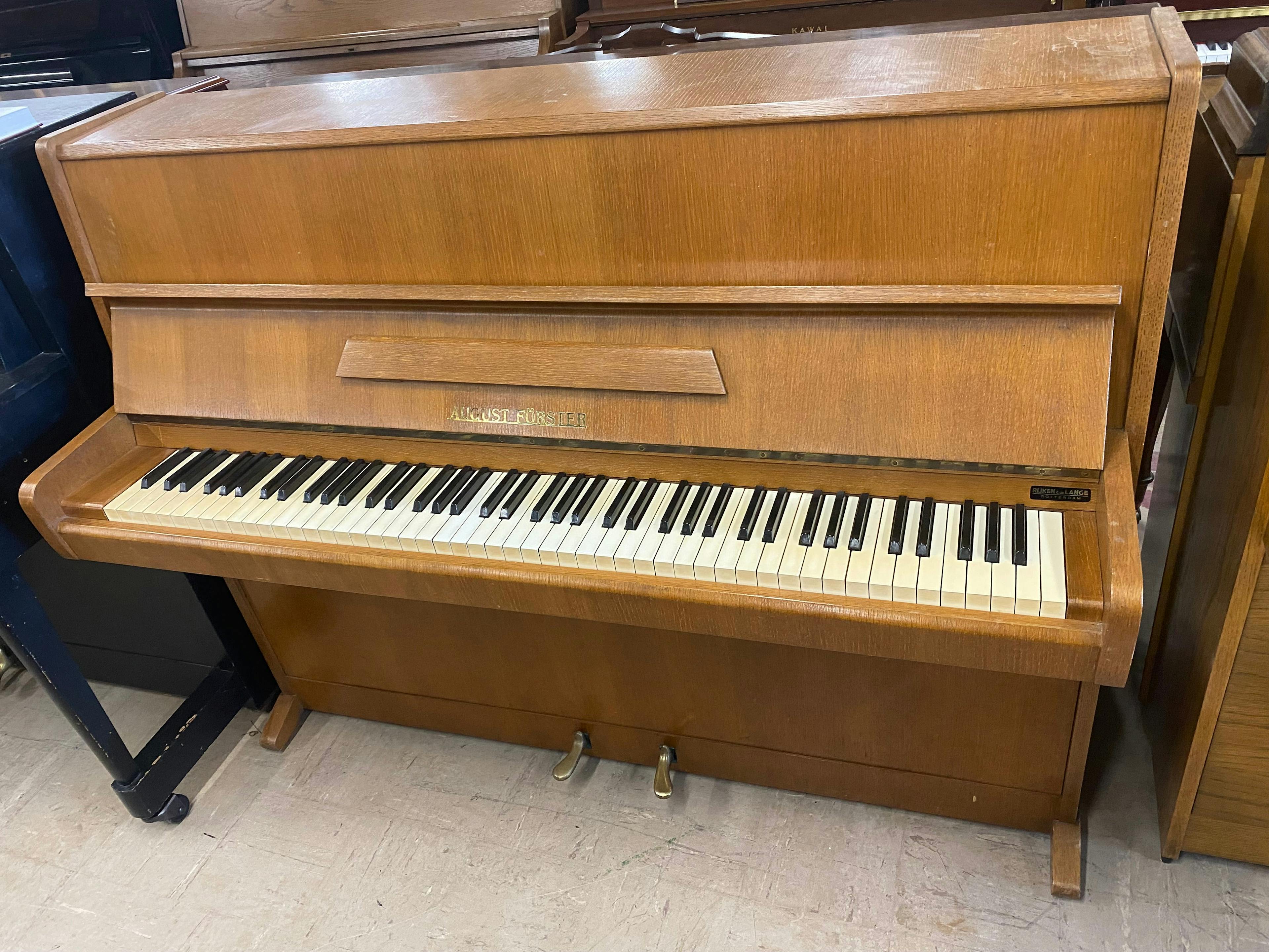 August Forster Studio Upright Piano